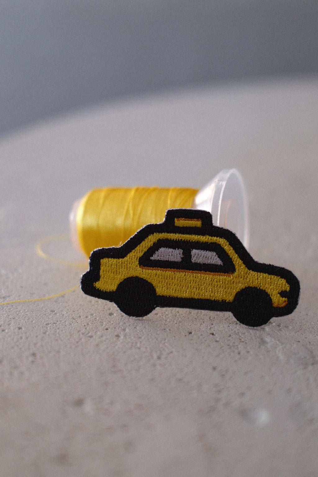 Mini NYC Taxi Cab Embroidered Patch