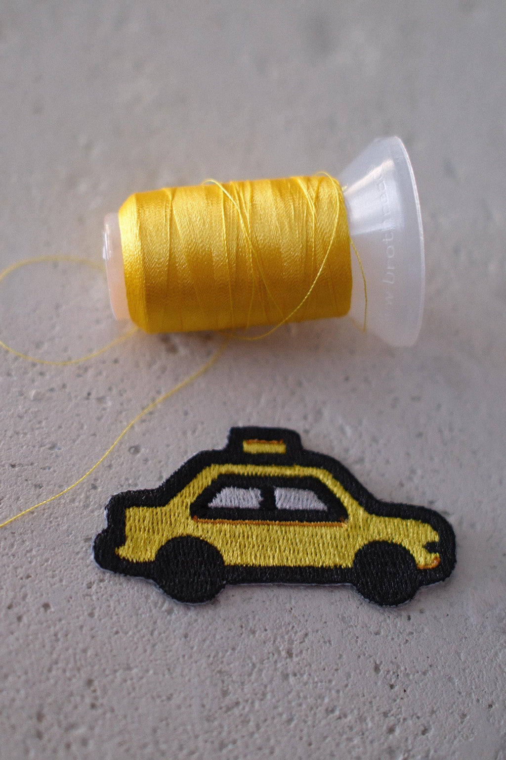 Mini NYC Taxi Cab Embroidered Patch